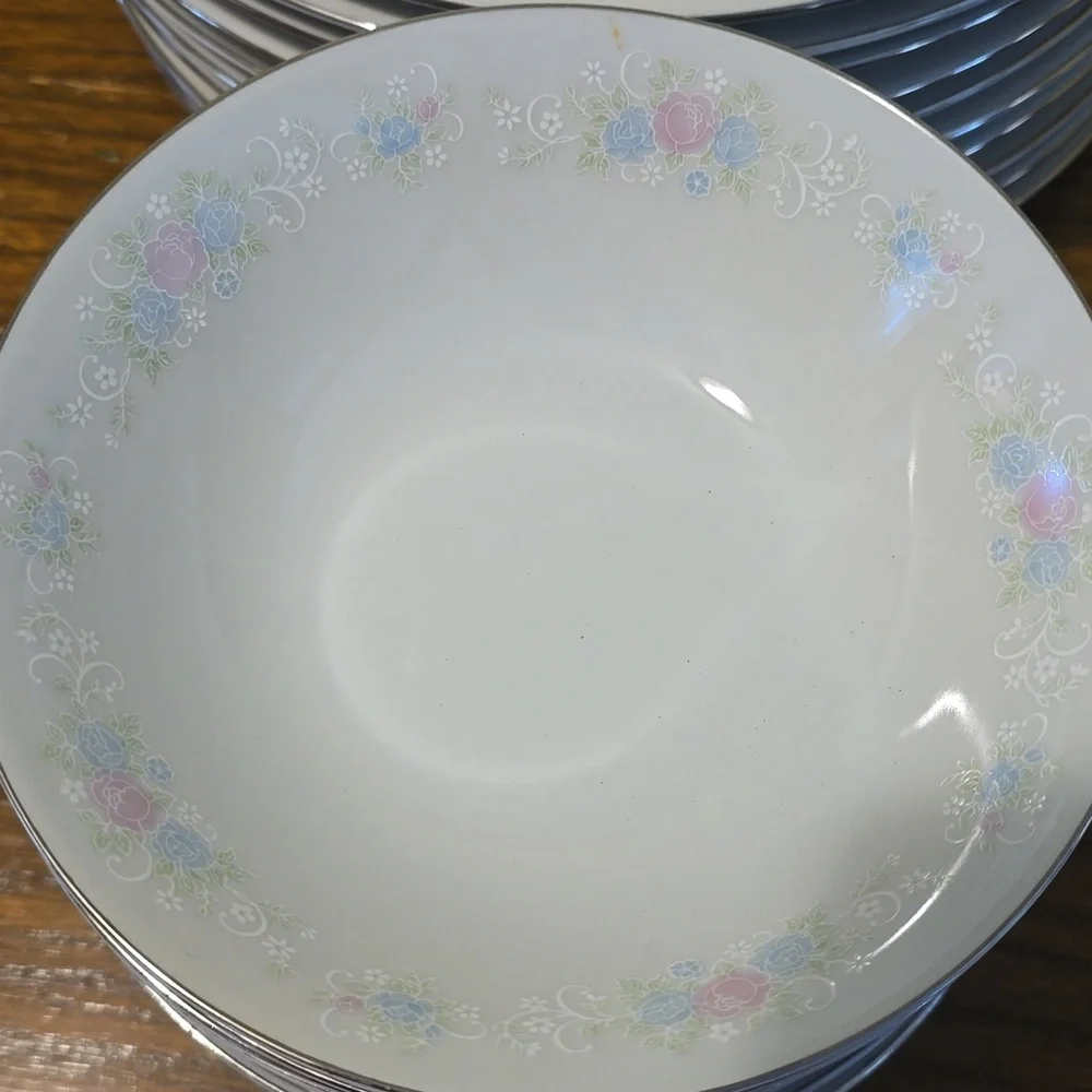 China Garden by Prestige Vintage Fine Porcelain Plates And Bowls